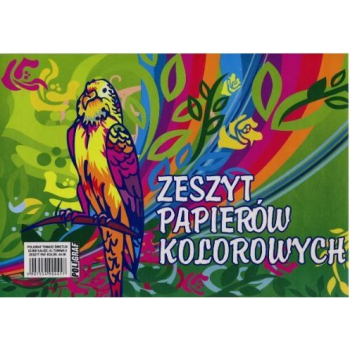 Poligraf Papier kolorowy A4 8 kartek